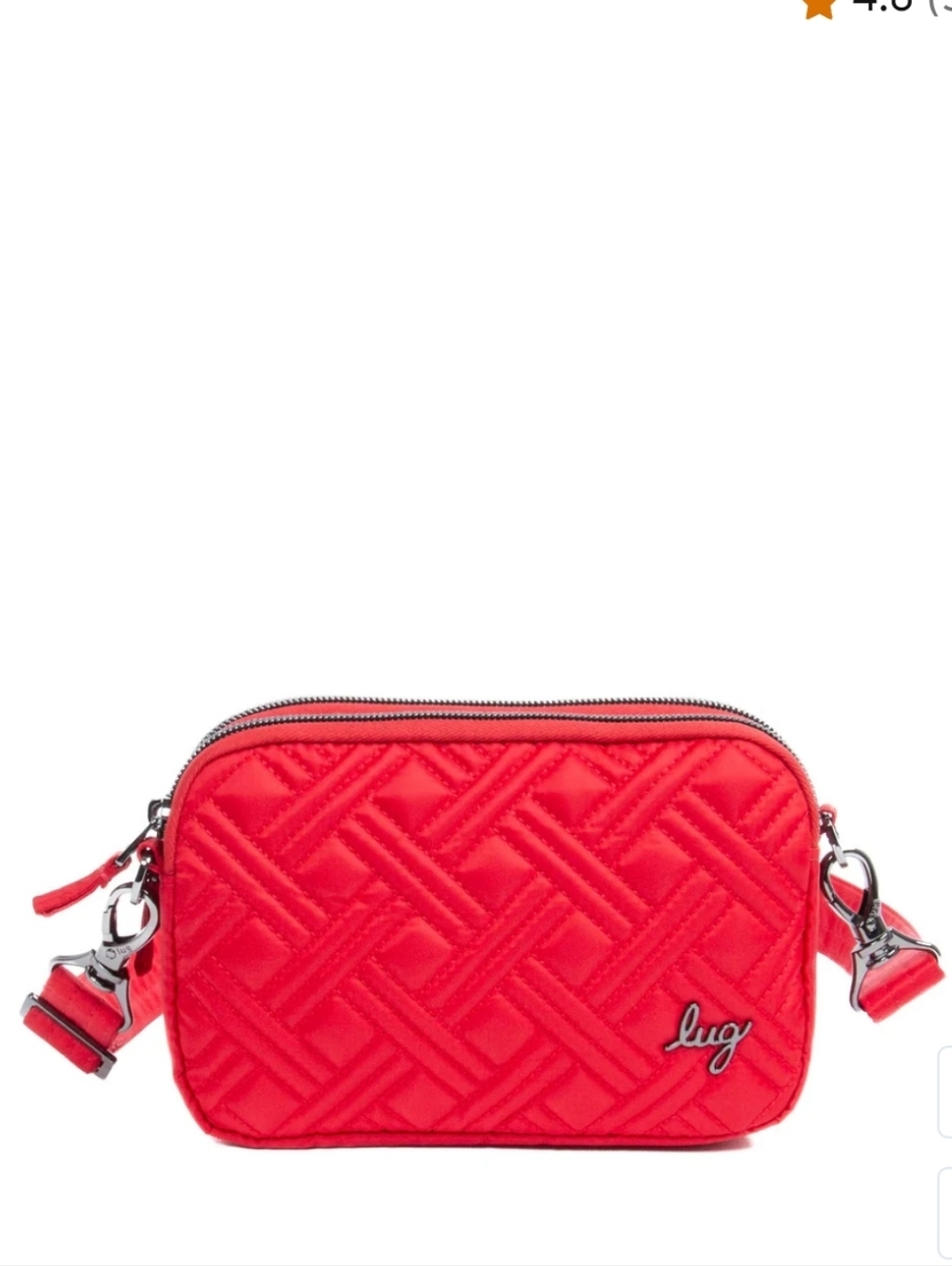 Lug - Coupe  2 Poppy Red Convertible Crossbody  Bag
